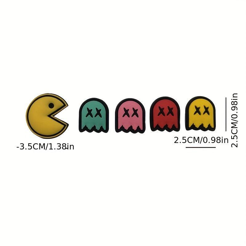 5pcs Little Ghost Clothing Accessories Attachment for Men Outdoor Bags
