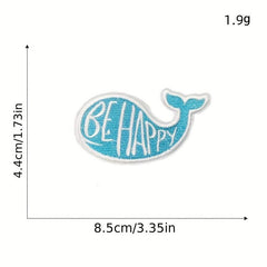 13pcs Iron On Patches Sew On Embroidered Applique Repair Patch DIY Crafts