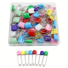 20pc Stainless Steel Pins Multicolor Headscarf Large Safety Pin