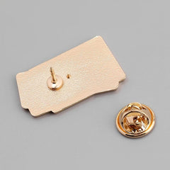 Protect Earth Enamel Brooch Creative Decorative Accessory