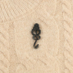 Vintage Snake Brooch Gothic Punk Jewelry