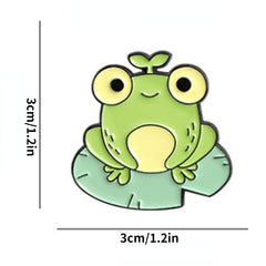 Cartoon Frog Brooch Playing Guitar Frog Brooch