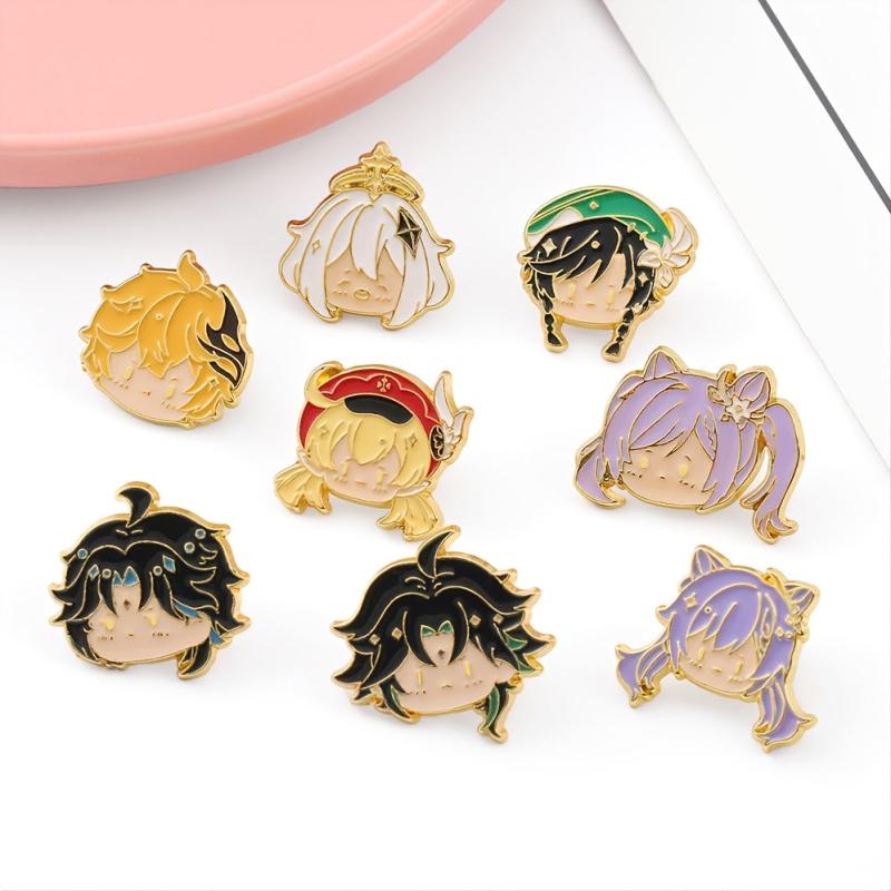 Cartoon Brooch Pins For Men's Jeans Backpacks