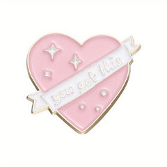 Cartoon Love Moon Star Brooch Couple Brooch Gift Men