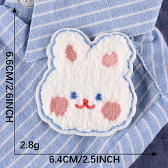 5pcs Rabbit DIY Iron On Patches For Clothing