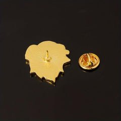 Cartoon Flame Tree Brooch for Men