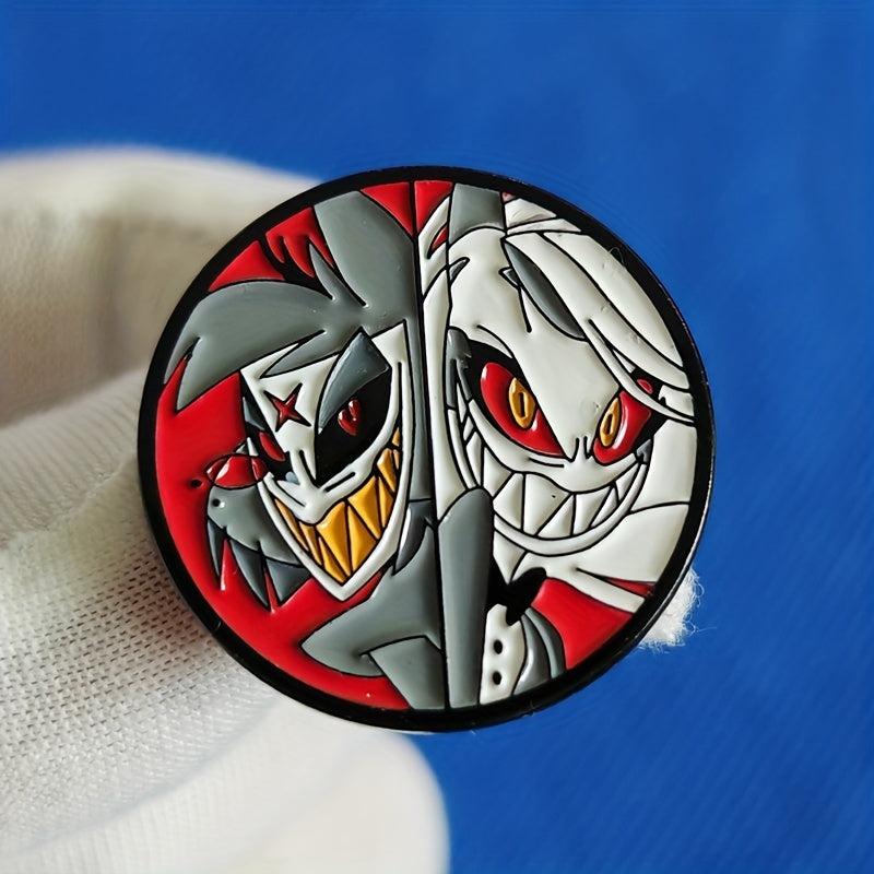 Anime Character Brooch Enamel Lapel Pin Couple Gift Men's Jewelry