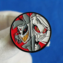 Anime Character Brooch Enamel Lapel Pin Couple Gift Men's Jewelry