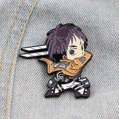 Anime Enamel Pins Cartoon Brooch for Men