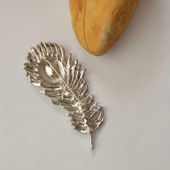 Zircon Peacock Feather Brooch For Men Accessories
