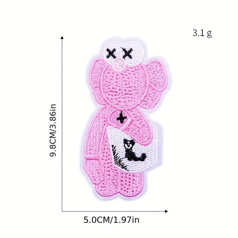 9pcs Vehicle Iron On Patches Sew On Embroidered Applique Repair Patch DIY Crafts