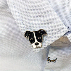 Dog Head Brooch Hat Emblem Corsage Hat Badges Metal Animal Accessories