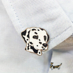 Dog Head Brooch Hat Emblem Corsage Hat Badges Metal Animal Accessories