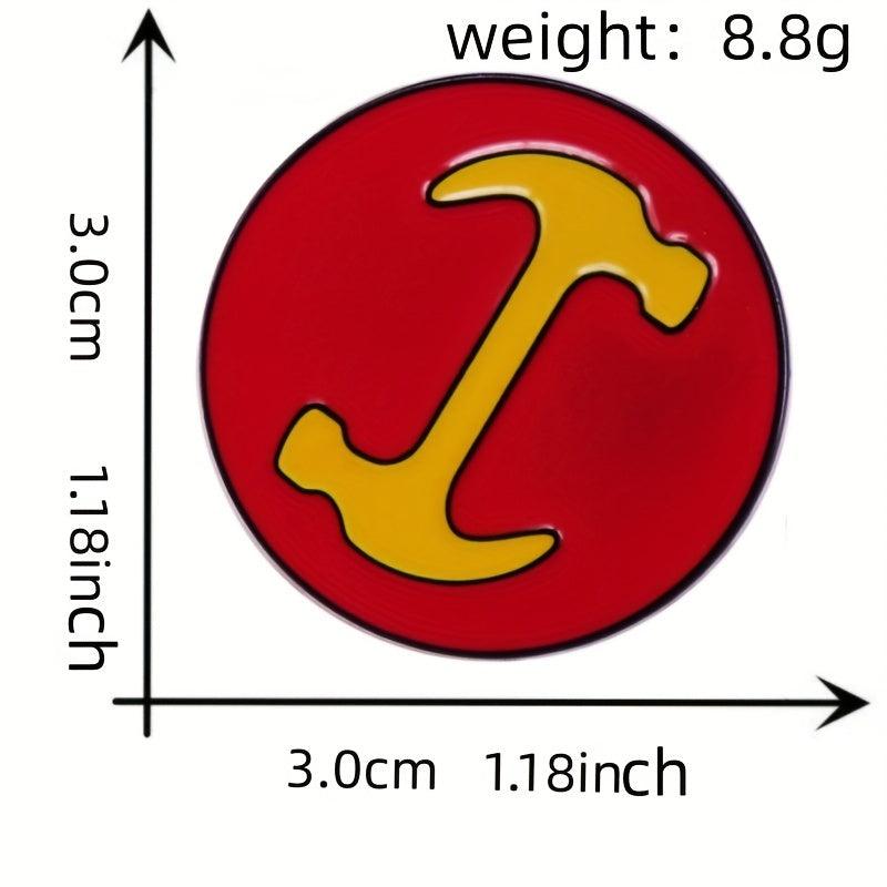 Film Community Brooch Badges Anime Games Metal Pins for Men