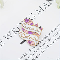 3pcs Cartoon Metal Badge Heart Letter Brooch Decoration for Men