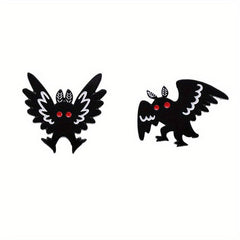 Punk Animal Bat Pins Classic Mothman Enamel Badges Heroism Series Brooches