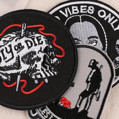 3pcs Boys Y2K Embroidery DIY Patch For Clothes B