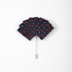 Men's Suit Pocket Square Chest Flower Brooch
