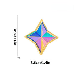 Artificial Diamond Enamel Pin