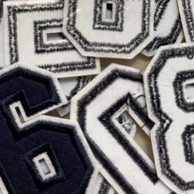 Iron On Letter Number Patches for Clothing DIY Craft