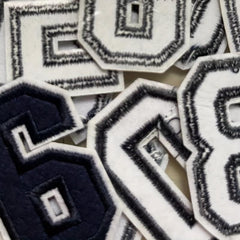 Iron On Letter Number Patches for Clothing DIY Craft