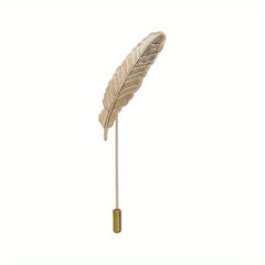Retro Deer Head Brooch Men's Small Suit Inserted Long Needle Style