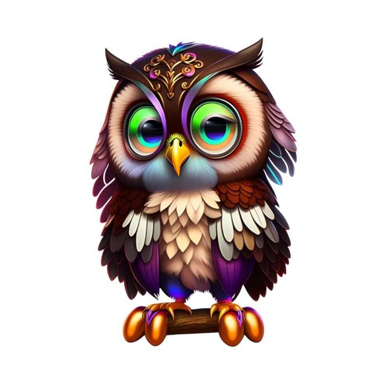 Owl Iron On Transfers Heat Transfer Stickers Patches For Men