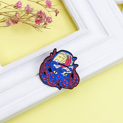 Cute Octopus Brooch Pin