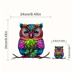 Owl Cartoon Iron On Transfer Patches Heat Transfer Vinyl Sticker