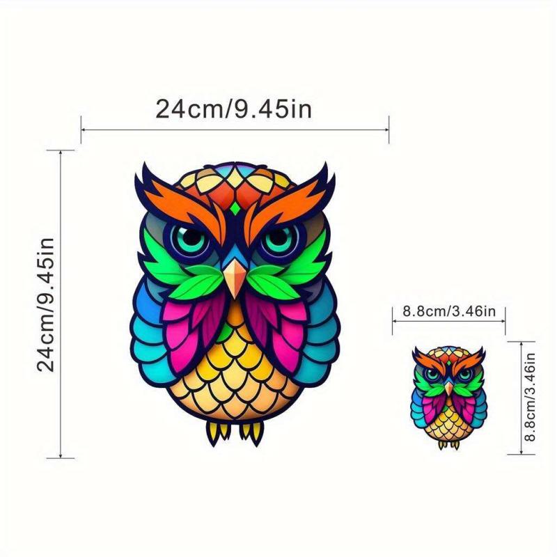 Owl Cartoon Iron On Transfer Patches Heat Transfer Vinyl Sticker