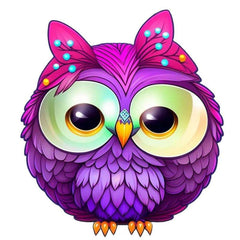 Owl Cartoon Iron On Transfer Patches Heat Transfer Vinyl Sticker