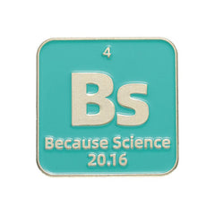 Metal Candy Badge Colorful Chemical Element Brooch for Men