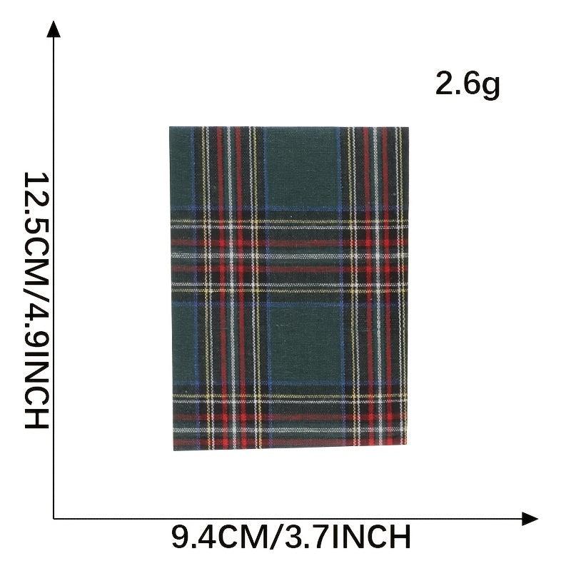 5pcs Plaid Striped Square DIY Patch Sewing Patchwork Decorative Accessories