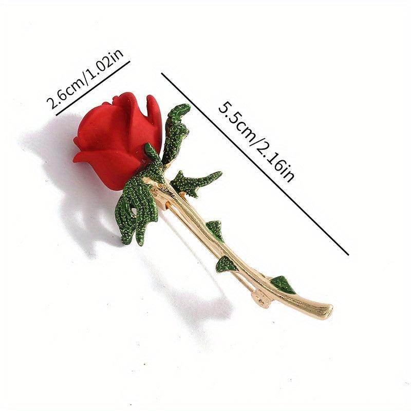 Body Rose Brooch Sunflower Corsage Ladies Scarf Buckle Alloy Brooch For Men