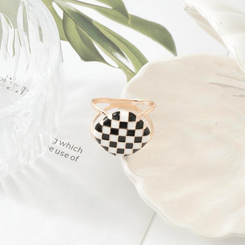Plaid Scarf Ring Clip Square Clip Buckle Holder