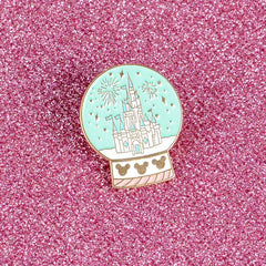 Crystal Ball Castle Brooch