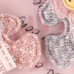 7pcs Bear Patches Plush Hair Accessories For Girls Clothing DIY