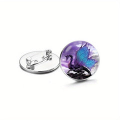 Winged Dragon Brooch Pins - Mythical Creature Jewelry