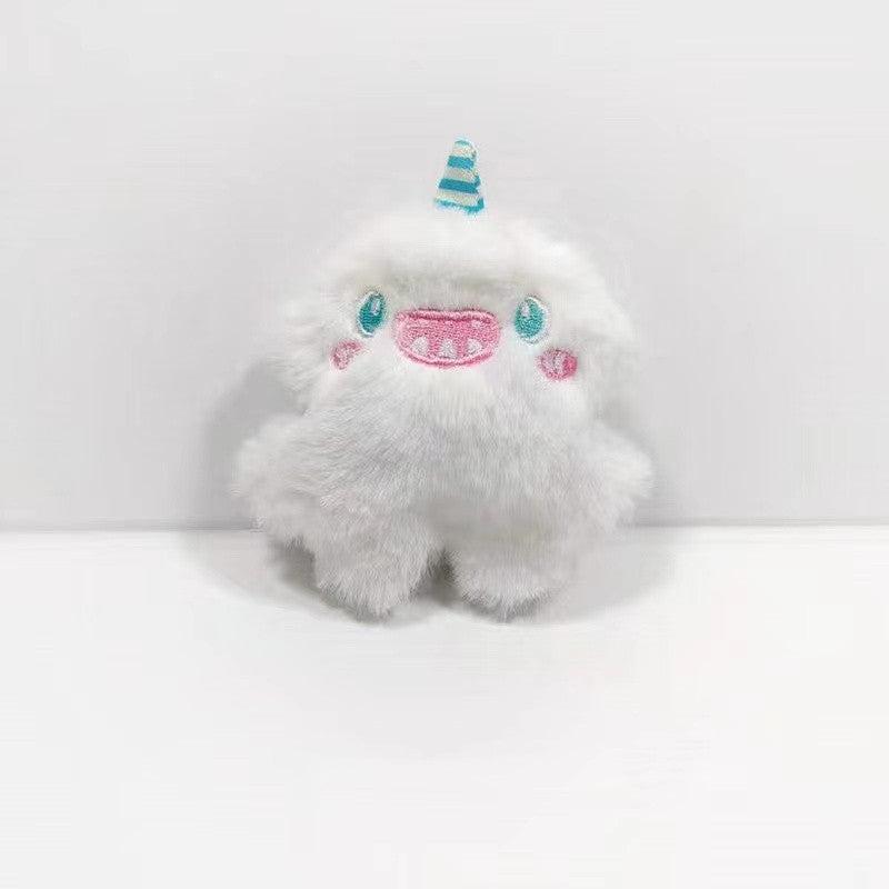Cartoon Plush Unicorn Little Monster Boy Brooch