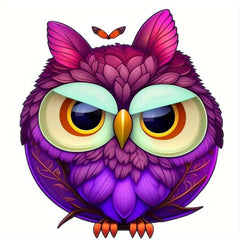 2pcs Owl Iron on Patches for Men DIY Printing, Washable Heat Press Stickers