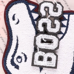 2pcs Dinosaur & Letter Embroidery DIY Patch for Clothes Backpack Hat