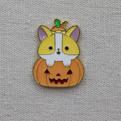 Anime Pumpkin Trick Or Treat Novelty Brooch For Men