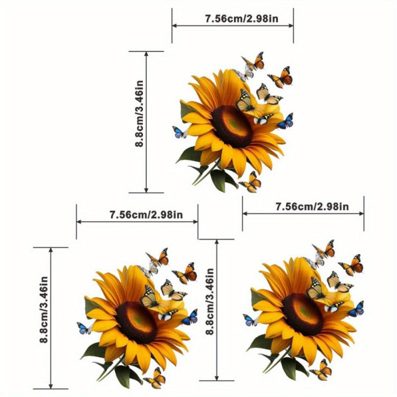 Sunflower Clothing Patch DIY Heat Transfer Sticker for Men's Tees