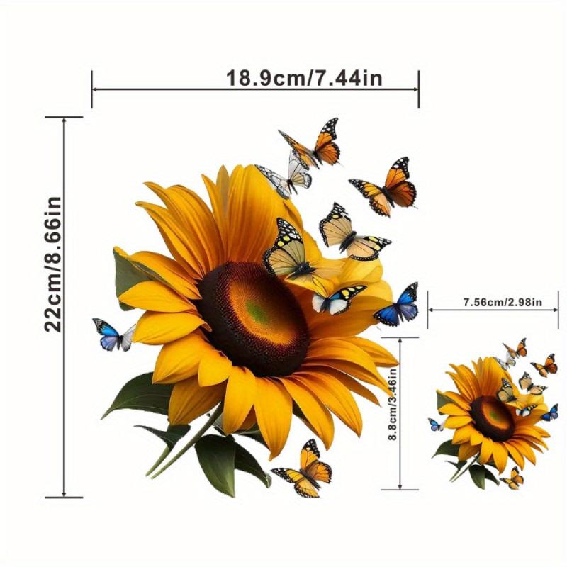 Sunflower Clothing Patch DIY Heat Transfer Sticker for Men's Tees
