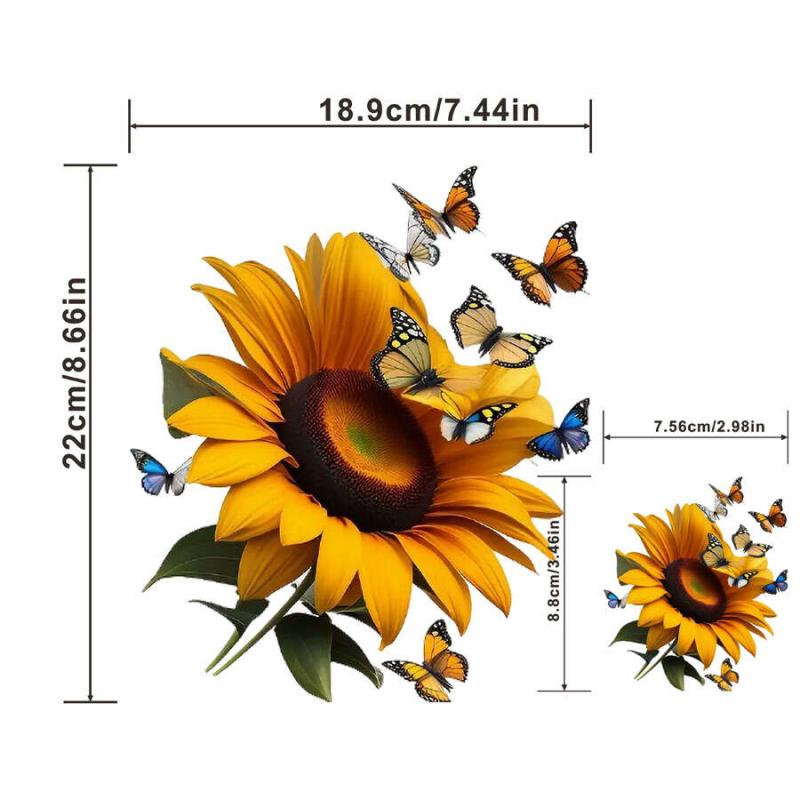 Sunflower Clothing Patch DIY Heat Transfer Sticker for Men's Tees