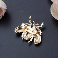 Dripping Oil Bee Brooch Enamel Corsage Pin Clothing Accessories