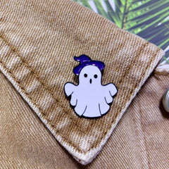 Magician Ghost Hat Brooch Halloween Pin Accessories