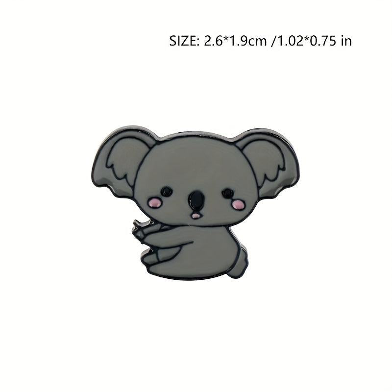 Koala Brooch Enamel Badge Cartoon Casual Brooch For Men
