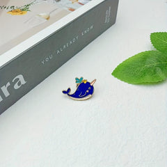 Cute Little Whale Pin Badge for Kids and Adults