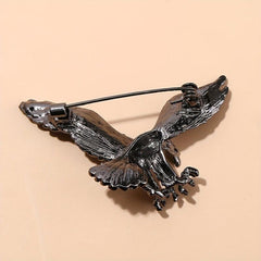 Eagle Brooch Collar Pin for Men